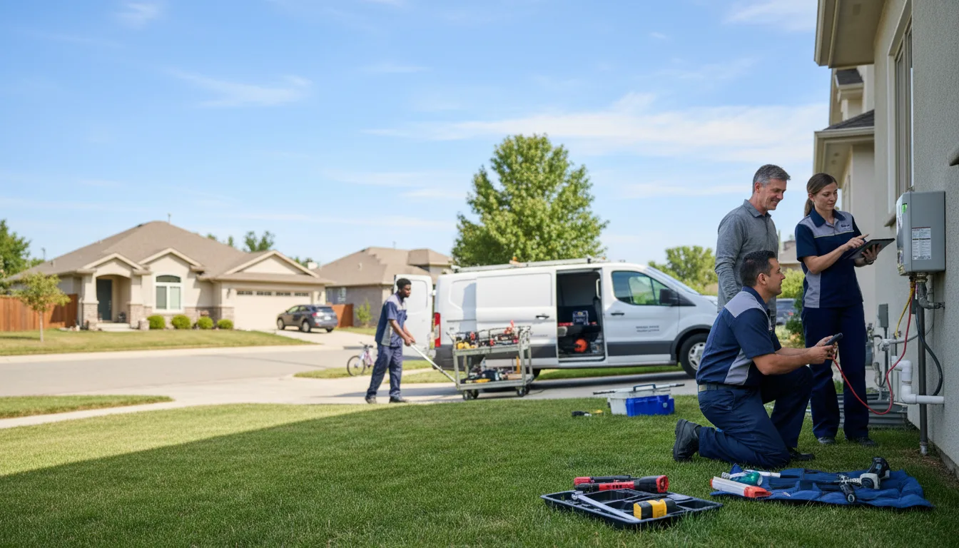 Tankless water heater service in Burlington, IL